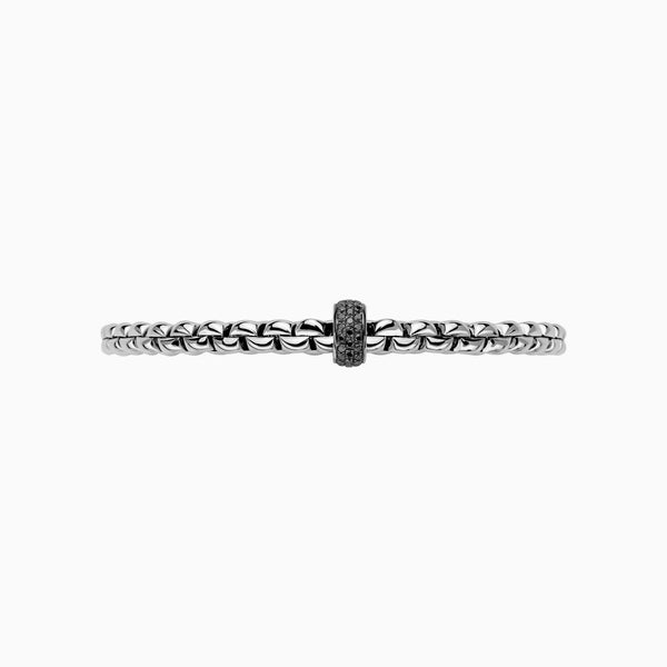 Fope Flex'it bracelet with black diamonds 