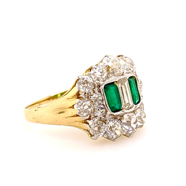 Two Tone Antique Dress Ring Melbourne