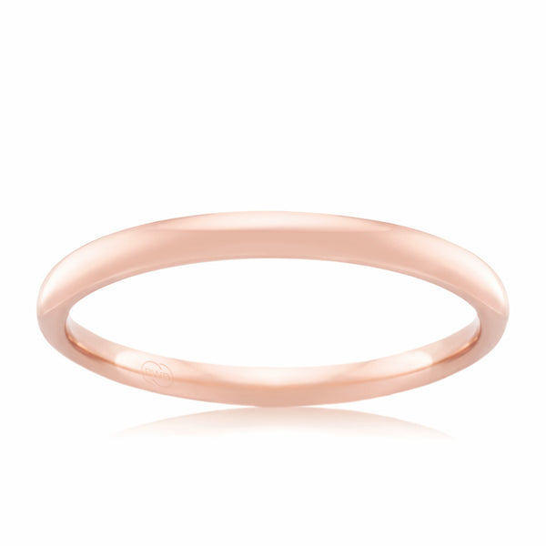 Plain Rose Gold Wedding Ring