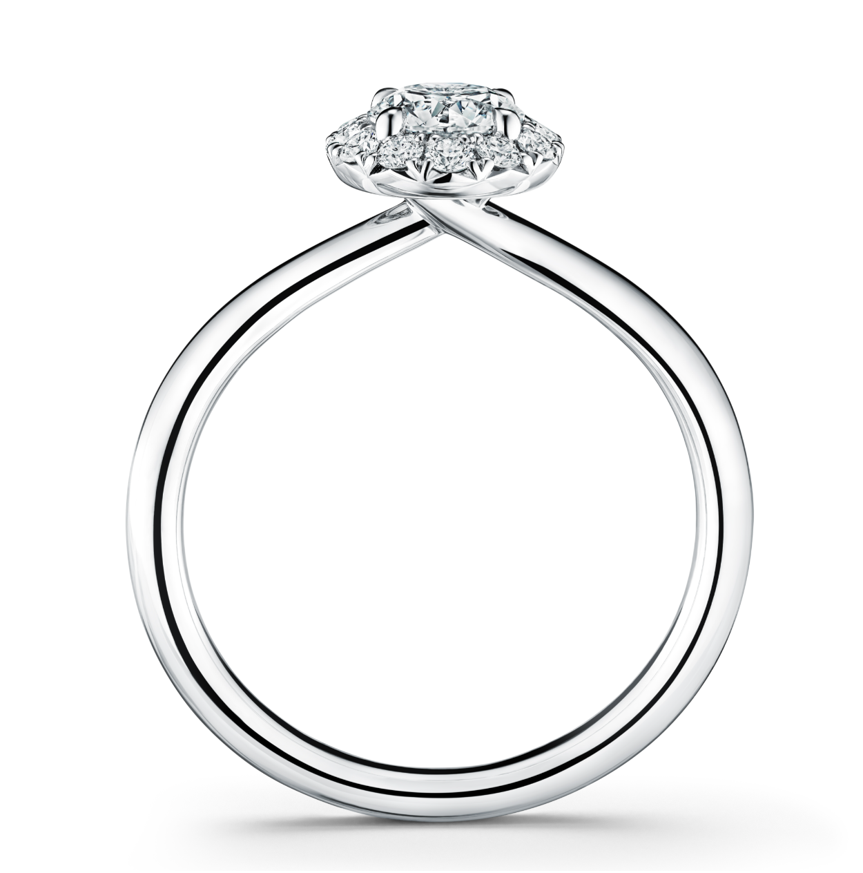 Hearts on fire White gold Engagement ring
