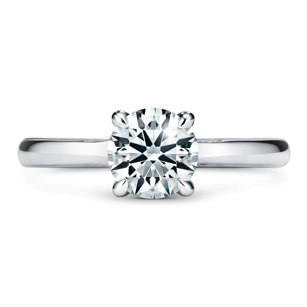 HOF Vela diamond solitaire engagement ring