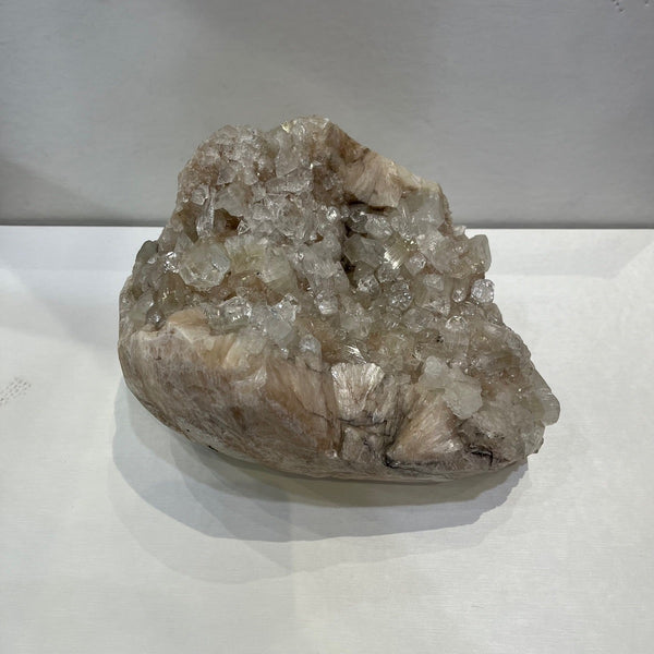 Calcite Clear Quartz Crystal Specimen