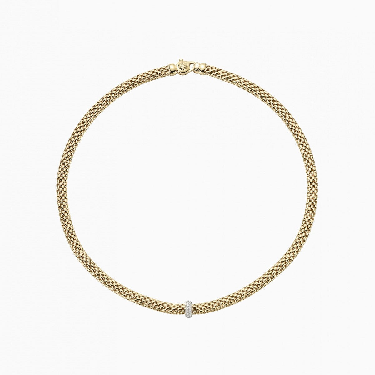 Fope Vendôme Gold Necklace with Diamonds