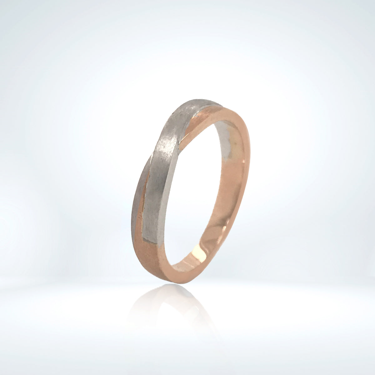 Athena Two-tone Wedding Ring
