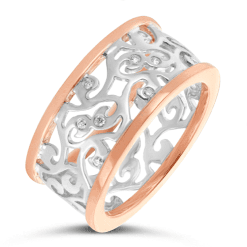 Filigree Diamond Dress Ring Trewarne Fine Jewellery