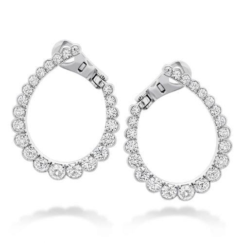 Hearts On Fire Aerial Regal Diamond Hoops Melbourne