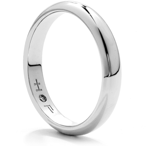 Hearts On Fire Men's Half-Round Comfort Fit Wedding Diamond Ring Trewarne Jewellery Melbourne