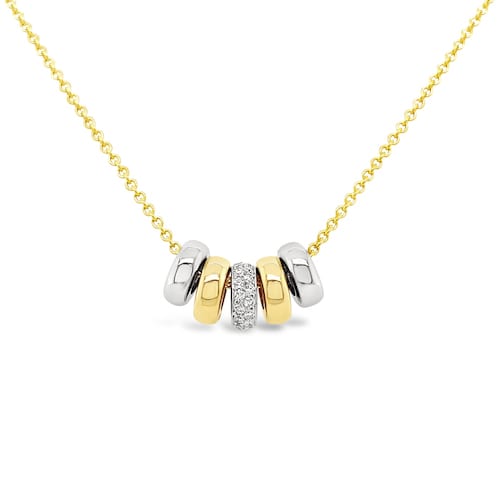 Love Rings Necklace Set