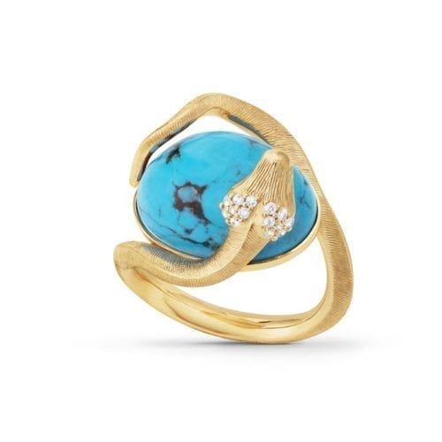 Ole Lynggaard Special Edition Snake Ring Turquoise Melbourne