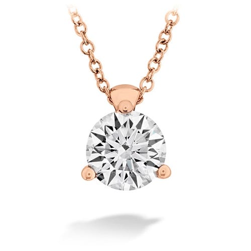 Hearts On Fire Classic 3 Prong Solitaire Diamond Pendant