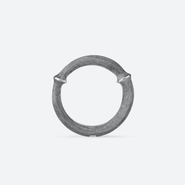 nature ring oxidized silver no. 4