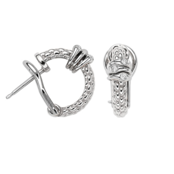 Fope white gold prima earrings