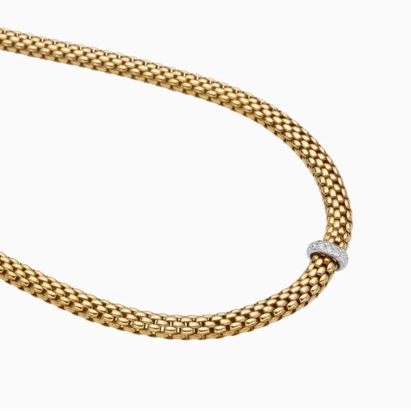 Vendome necklace in yellow gold 