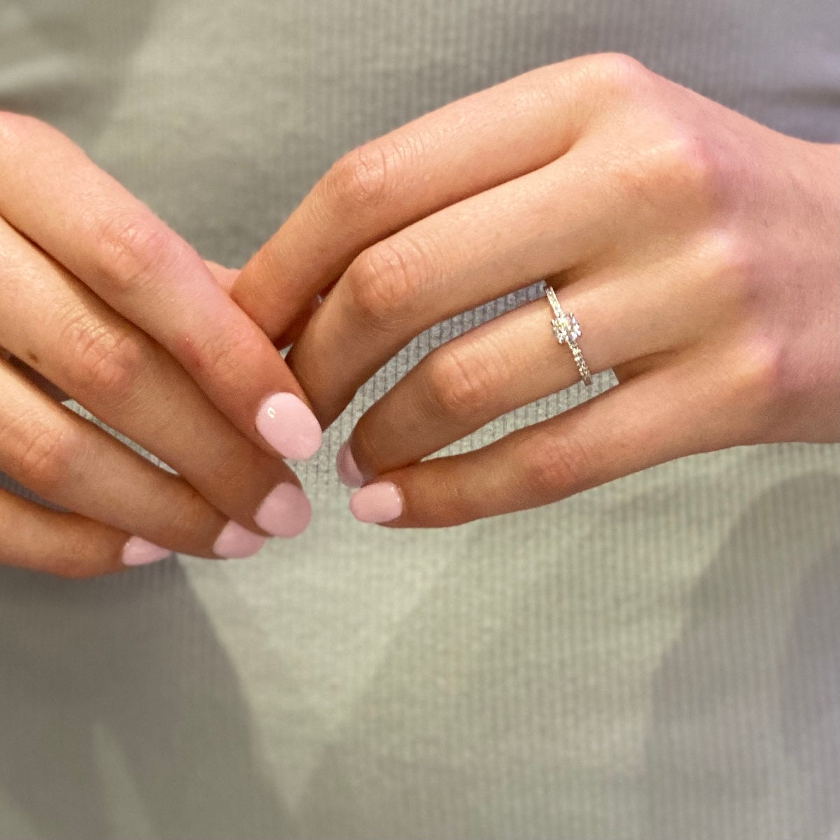 Alectrona Goddess Engagement Ring