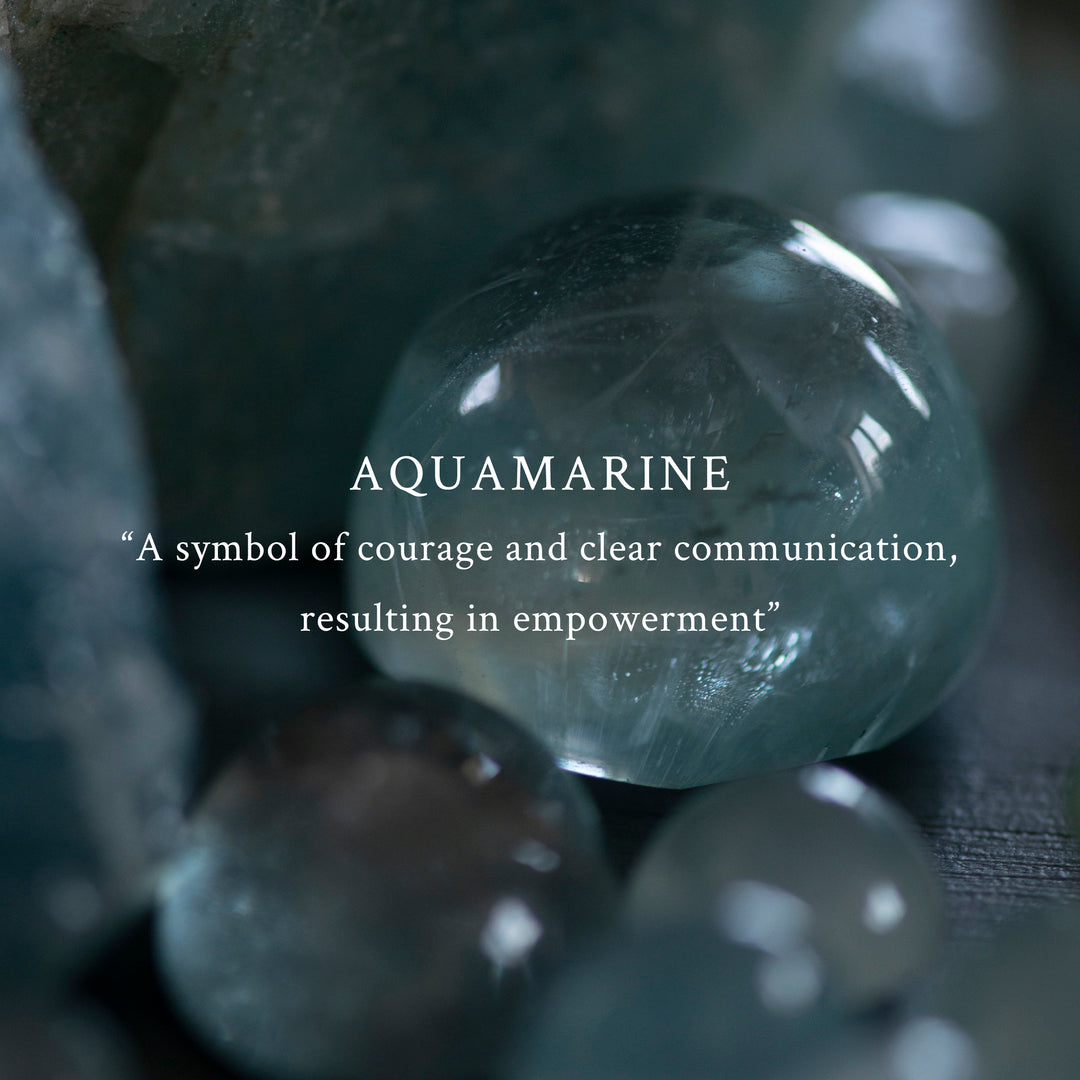 Amphitrite Aquamarine Goddess Engagement Ring