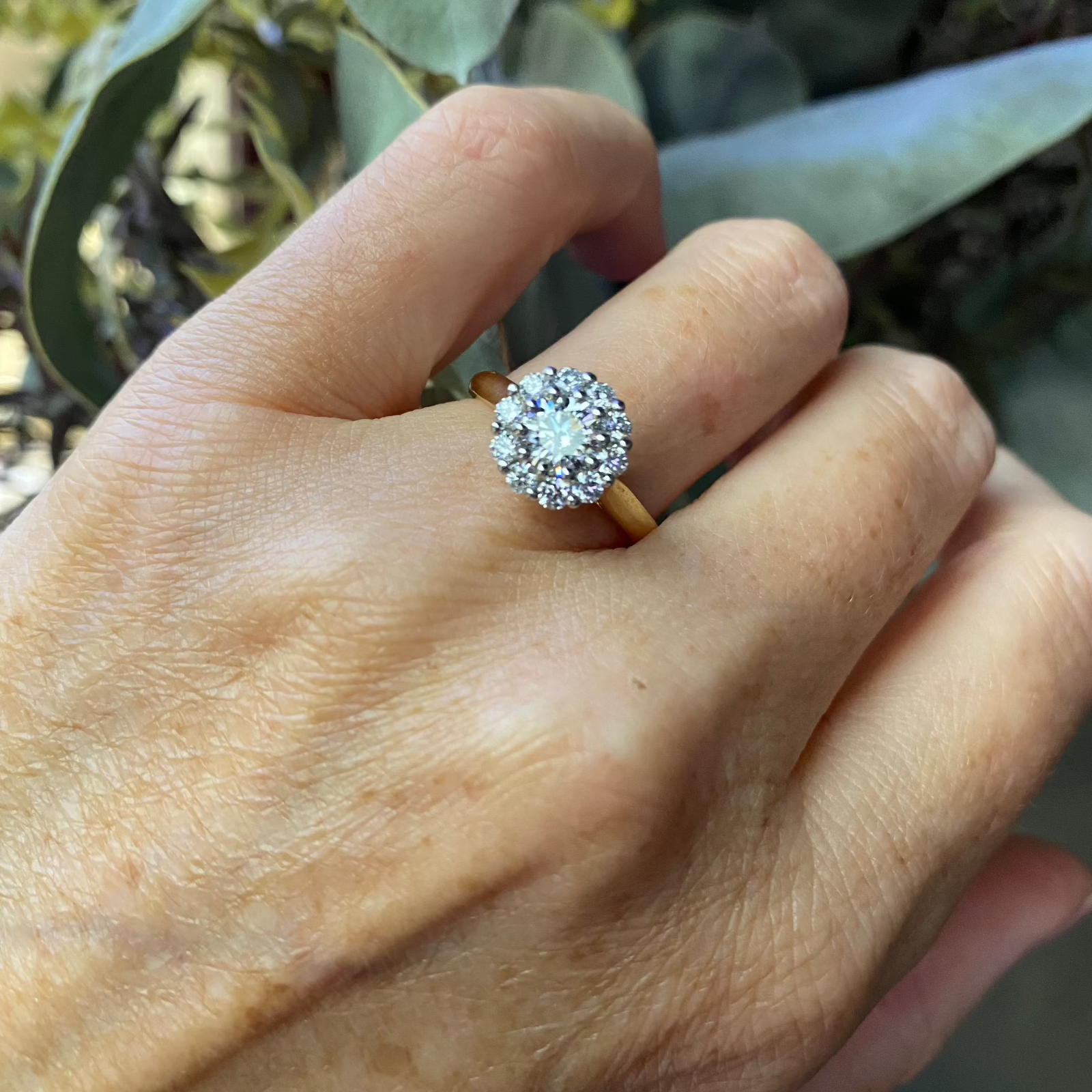 Hearts on Fore diamonds Beloved design ring
