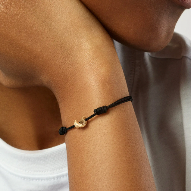 Black snakes string bracelet by Ole Lynggaard