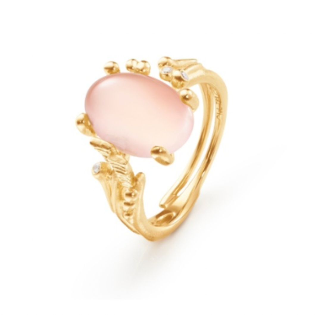 Boho Rose Quartz ring