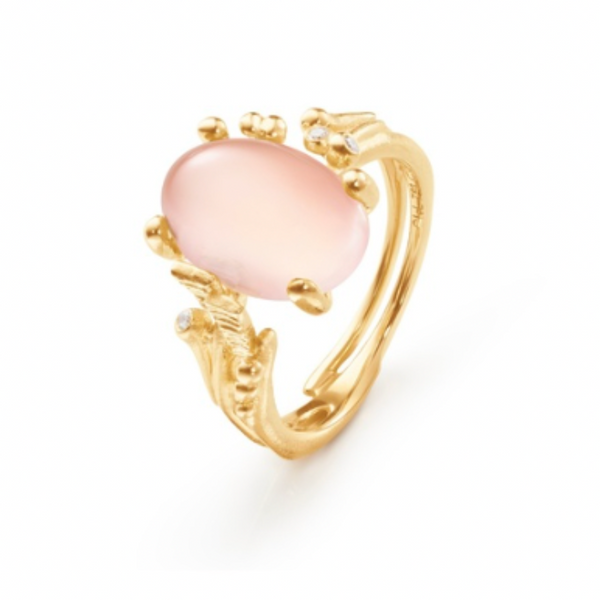 Boho Rose Quartz ring