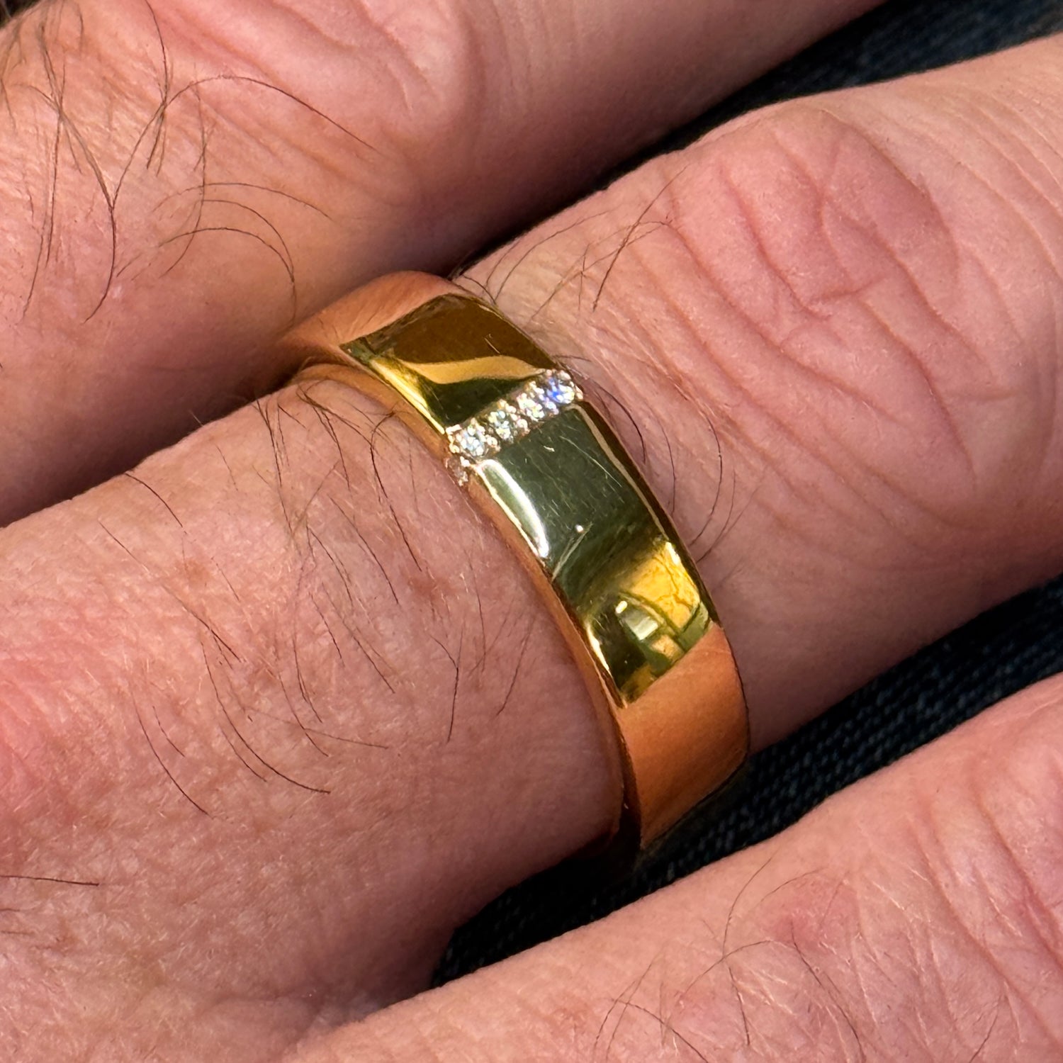Hearts On Fire Coupled Simplicity Diamond Wedding Band 6mm