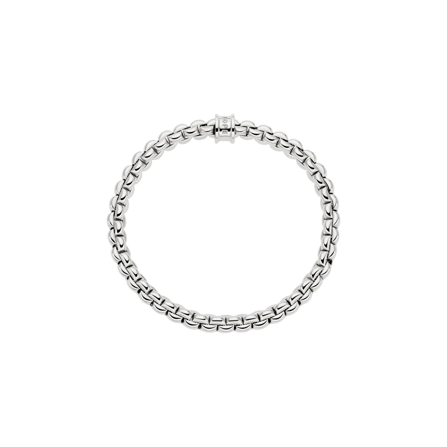 Fope Eka 1 White Gold bracelet profile view