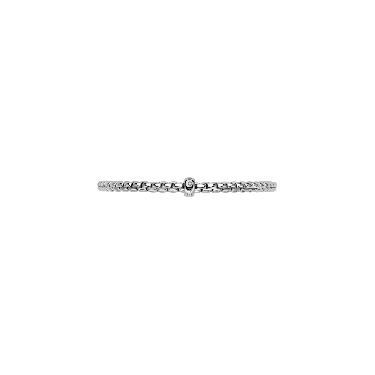 Fope Eka essentials WG bracelet with 0.01pt white diamond
