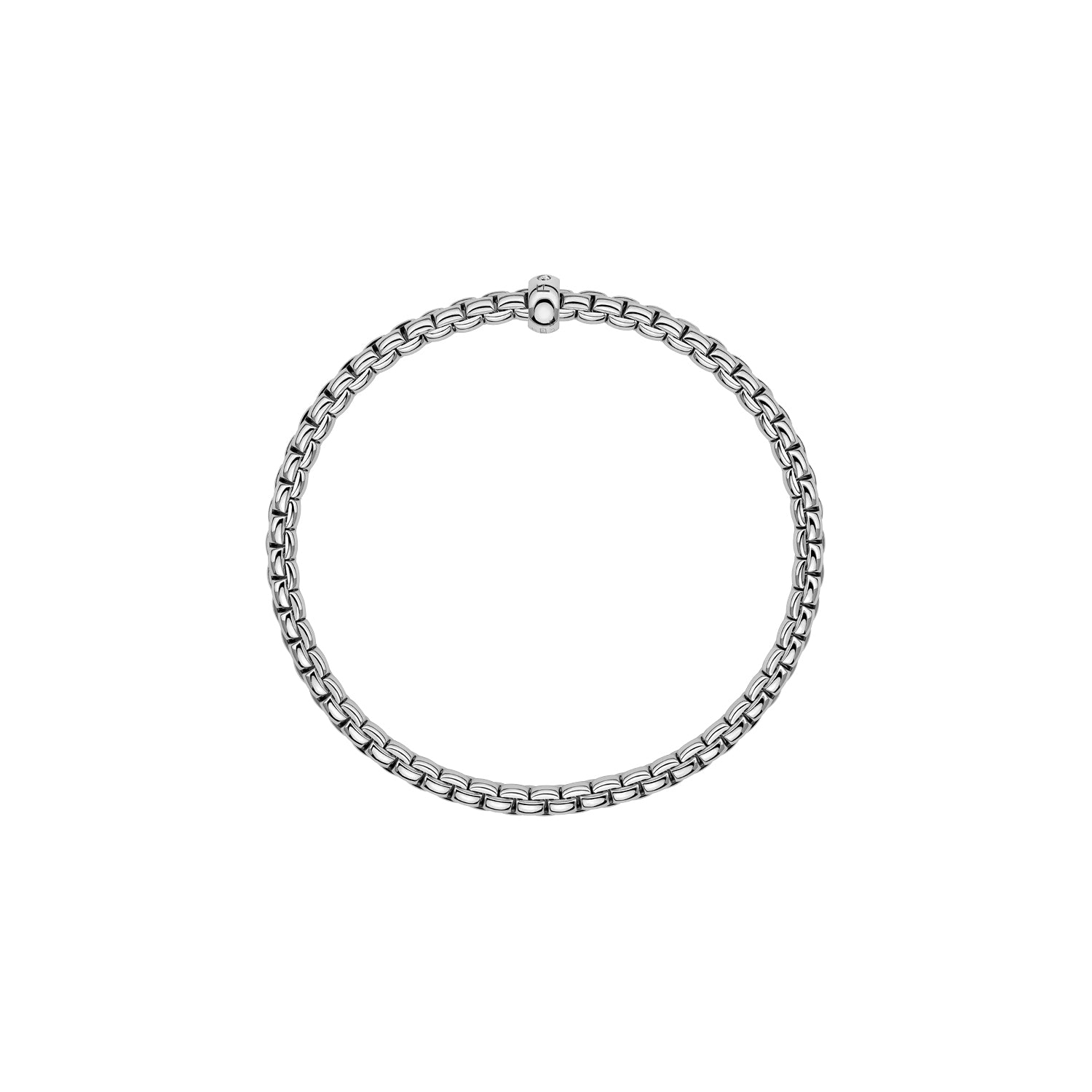 Fope Eka Essentials WG bracelet with white diamond
