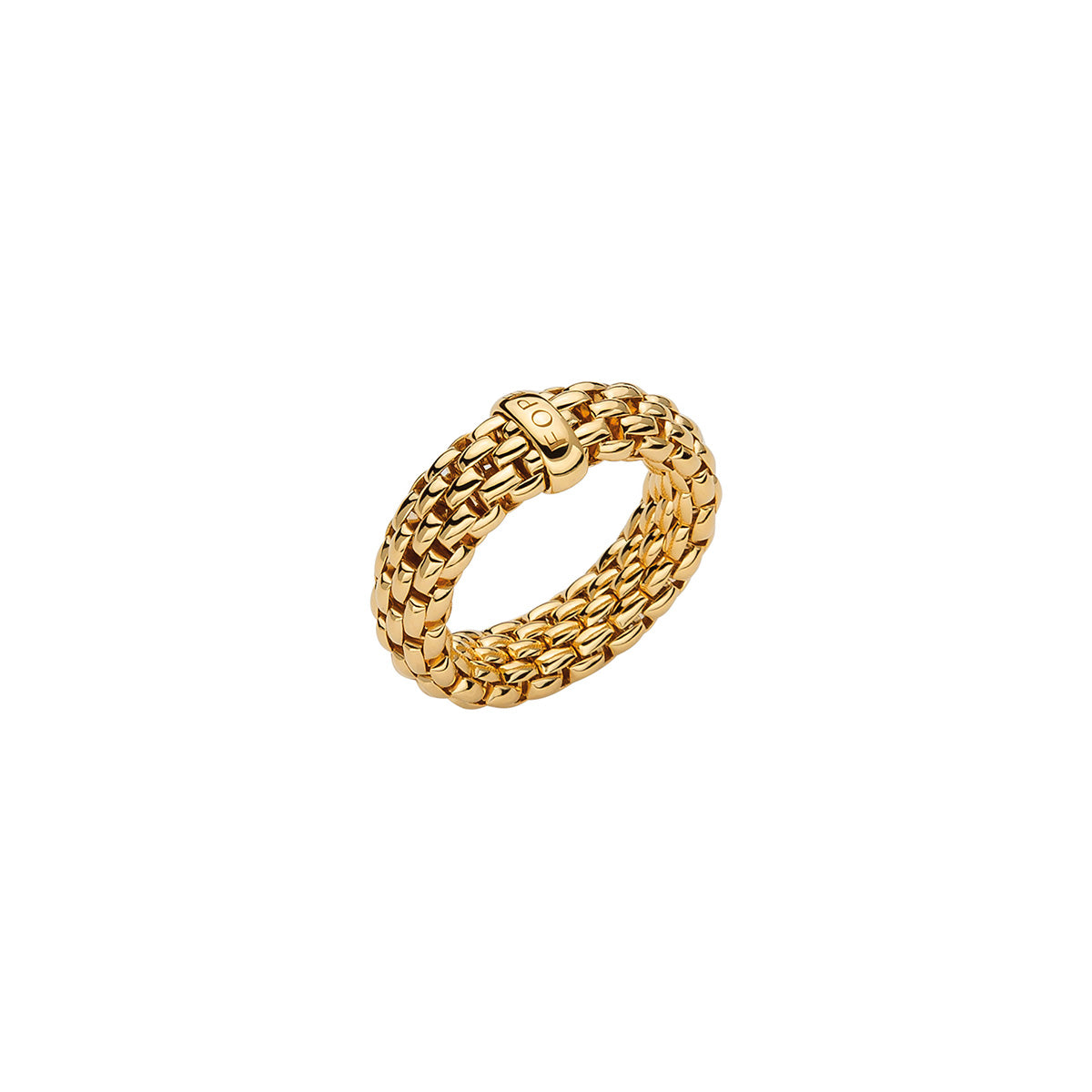 Fope Essentials ring in Yellow Gold Vendome style link