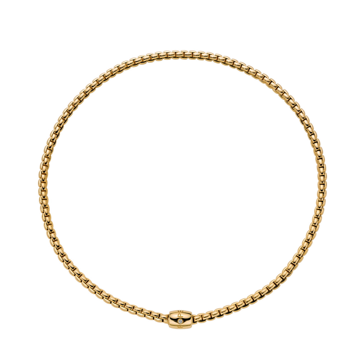 FOPE Eka Flex'it Necklace - 5.5mm guage - Diamond Clasp