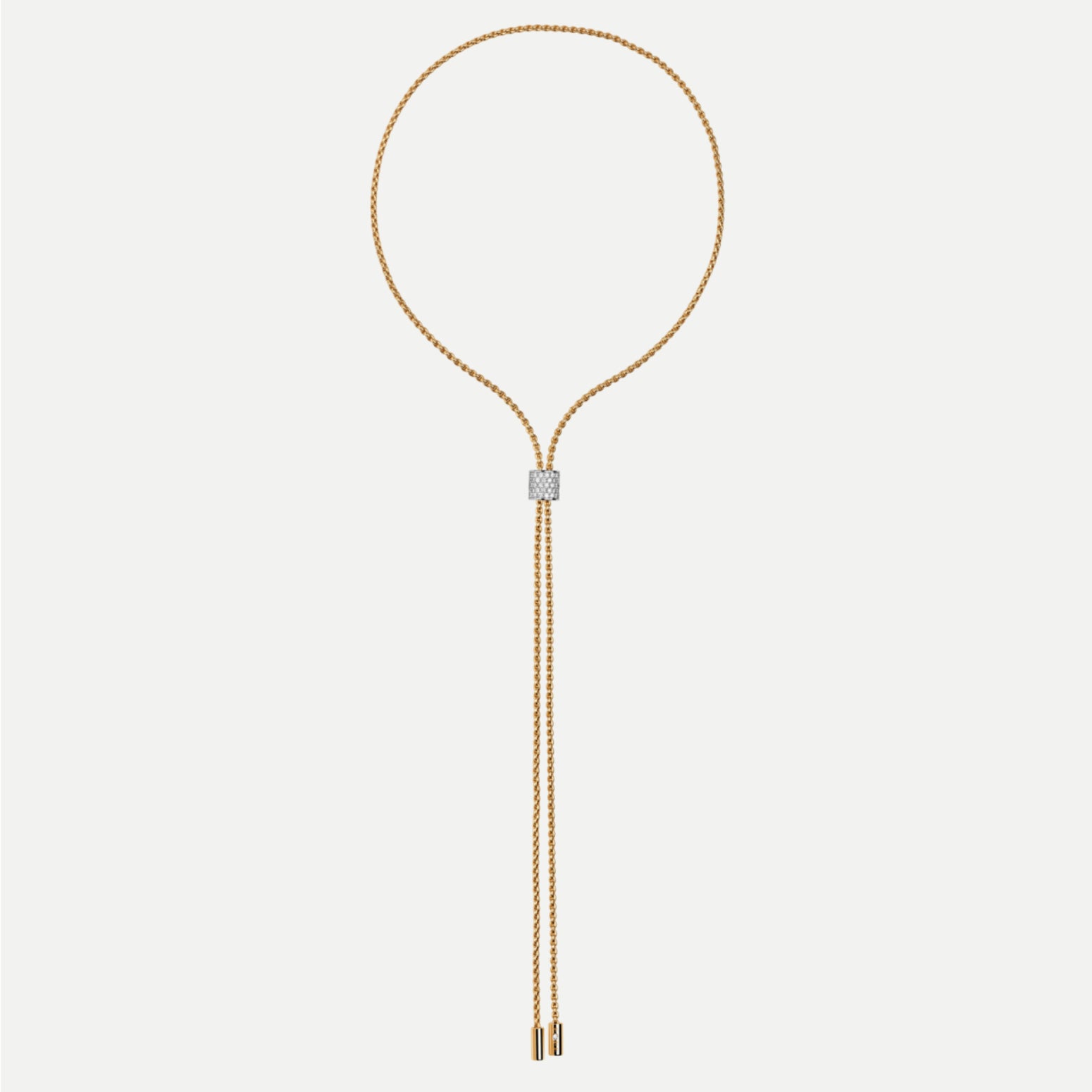 FOPE Aria Diamond Pavé Slider Necklace