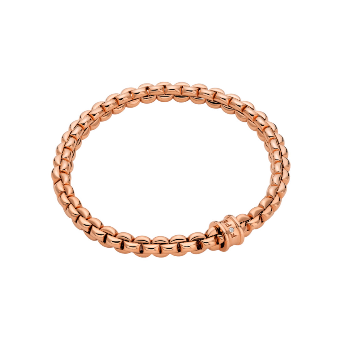 FOPE Flexit EKA bracelet size1 5.5mm guage 18ct rose gold