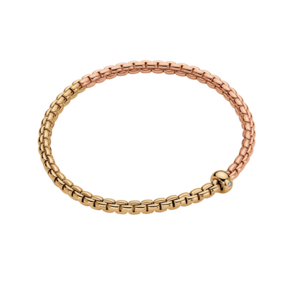 Rose and yellow gold Eka tiny