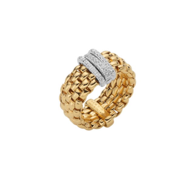 18ct gold Fope Ring Panorama collection