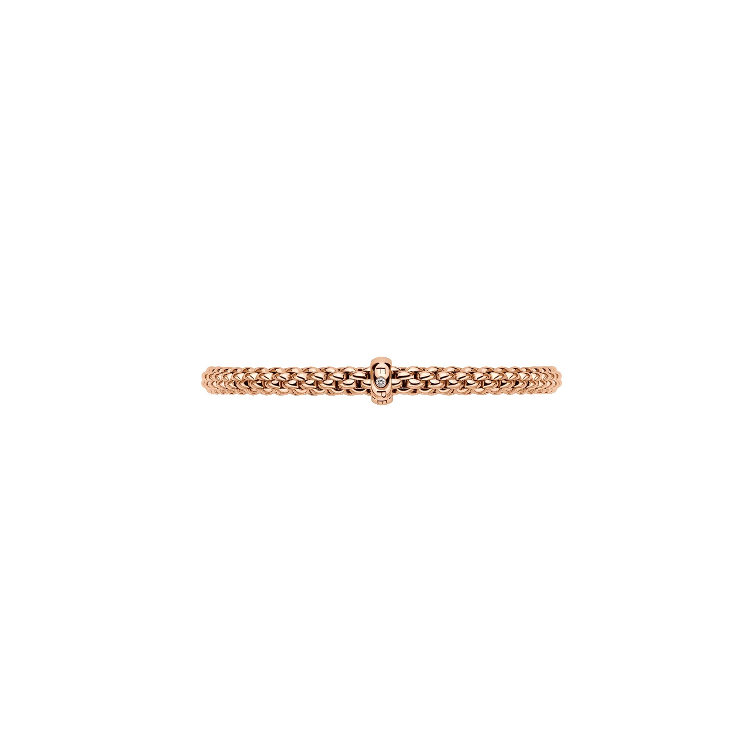 Fope Solo Bracelet in Rose Gold 
