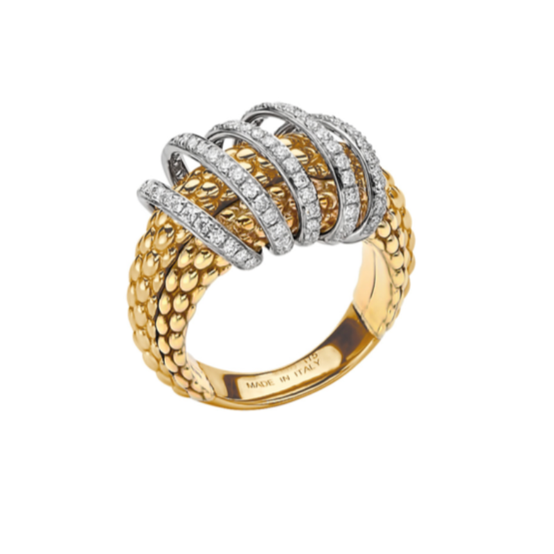 Fope Solo yellow gold Mialuce ring