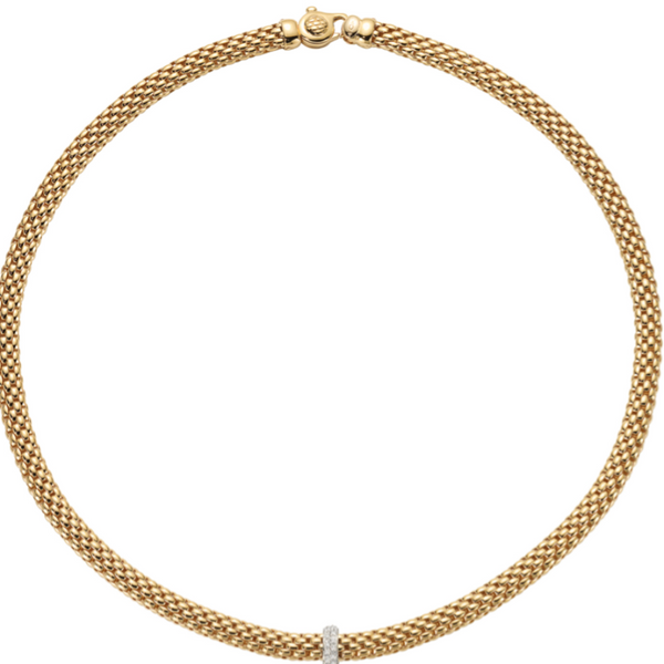 Yellow Gold Fope Vendome necklace