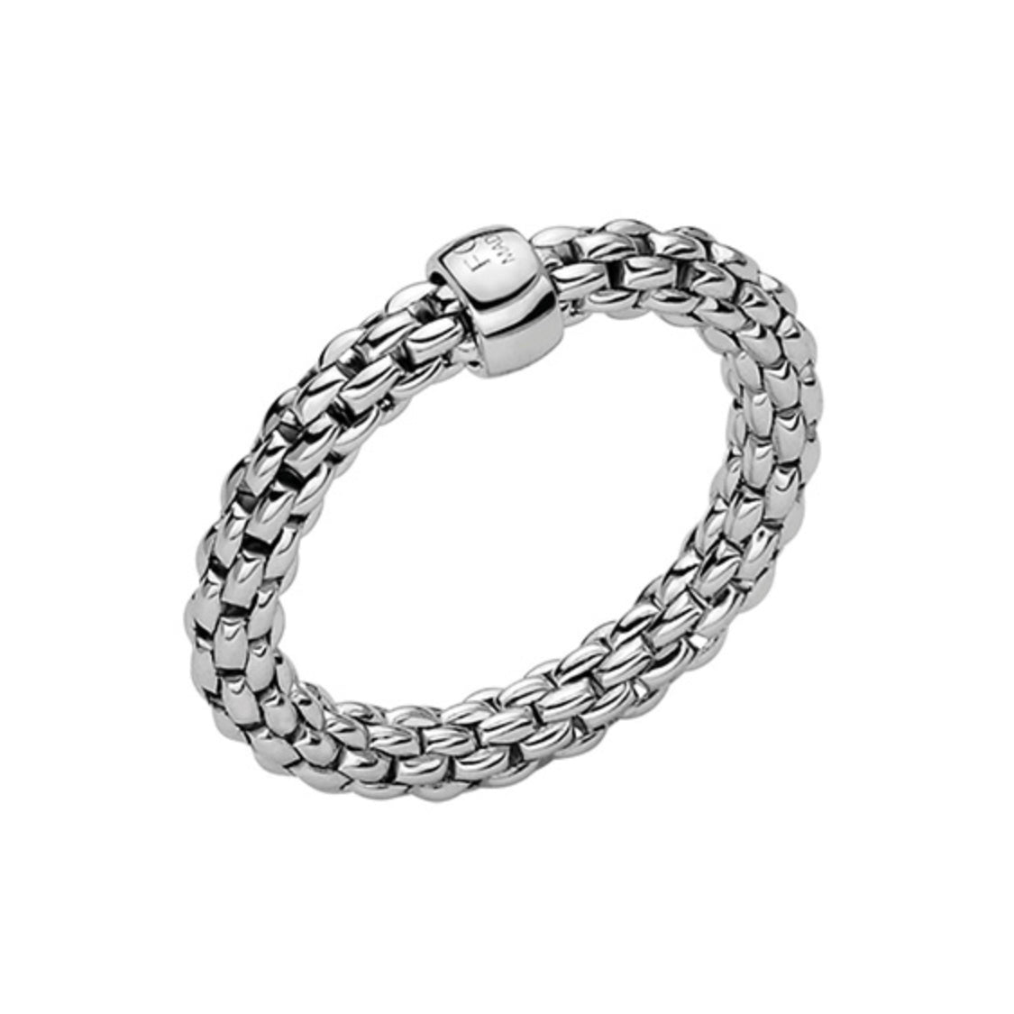 Fope essentials ring small white gold