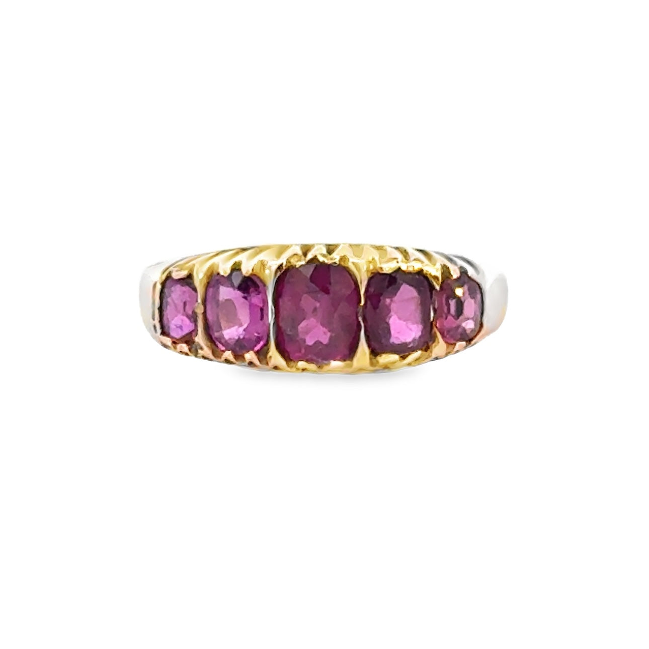 Rhodalite Garnet Ring - Antique