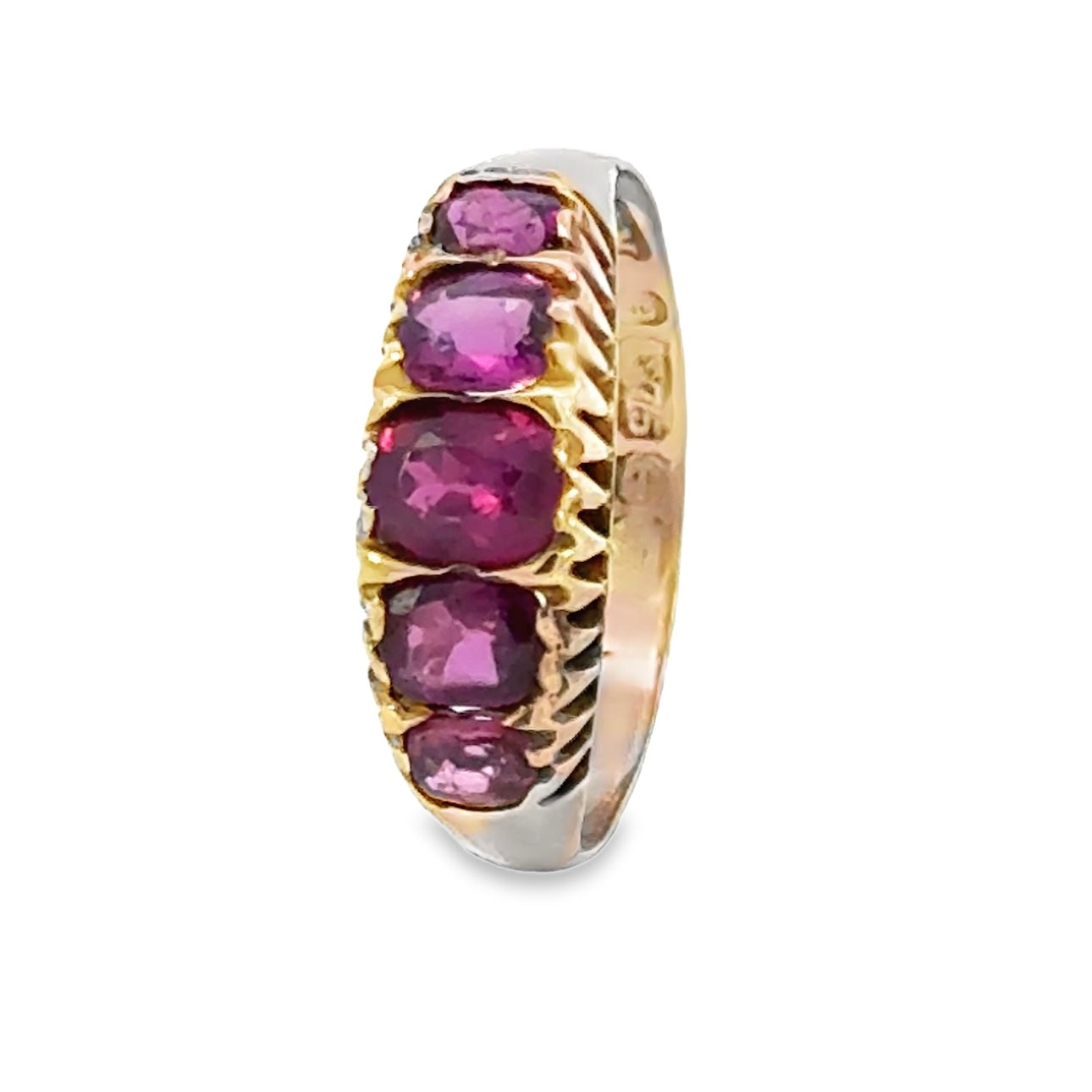 Rhodalite Garnet Ring - Antique