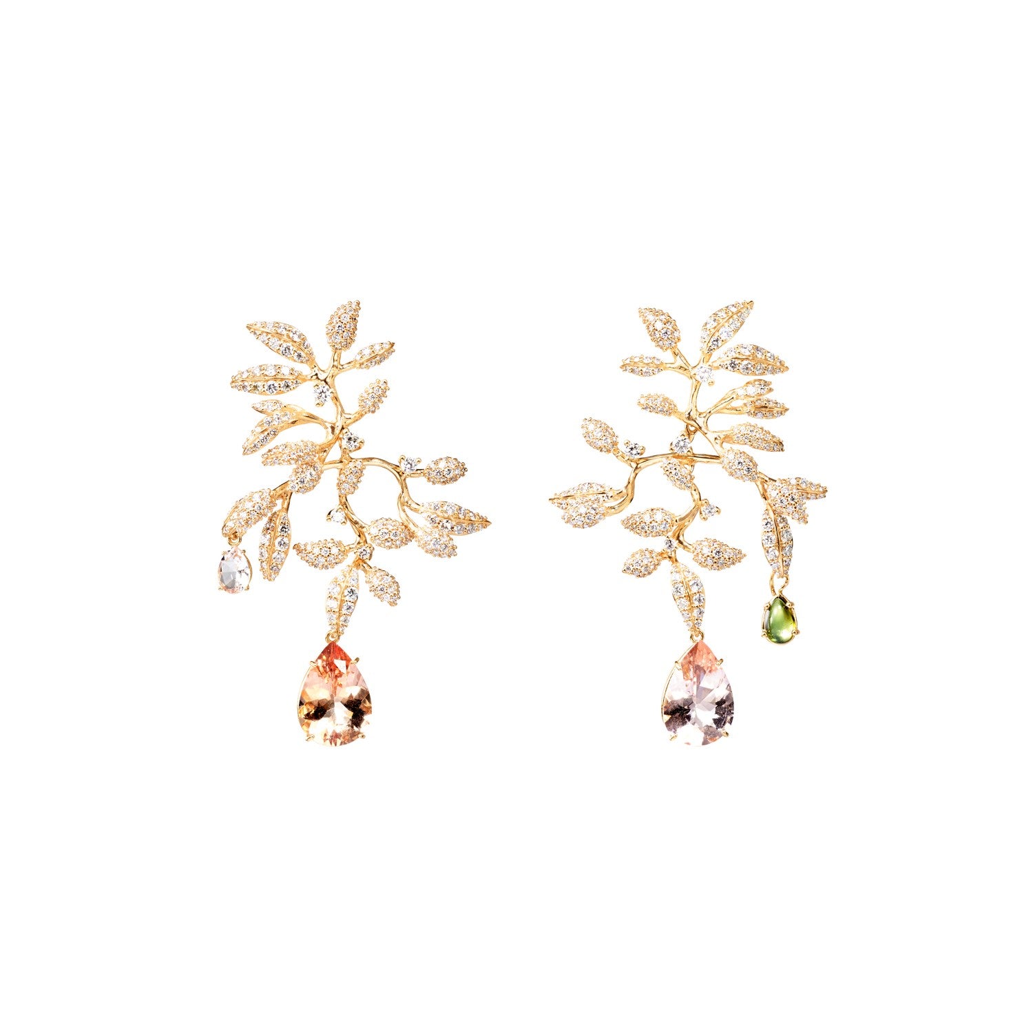 Ole Lynggaard Gipsy Pave Earrings Pair