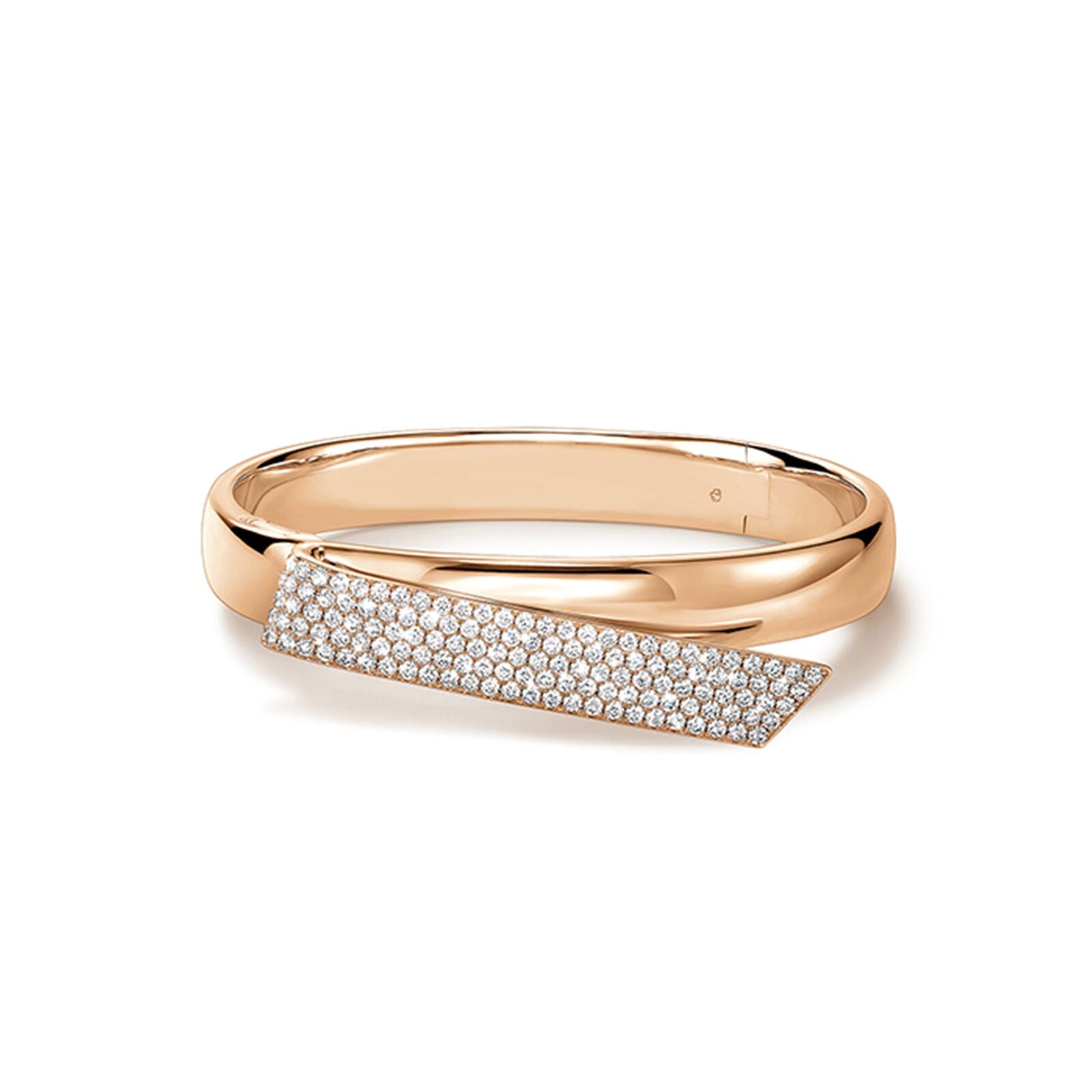 Hearts on Fire Flip Diamond Bangle Inside Out Rose Gold Large diamonds 2.65ct