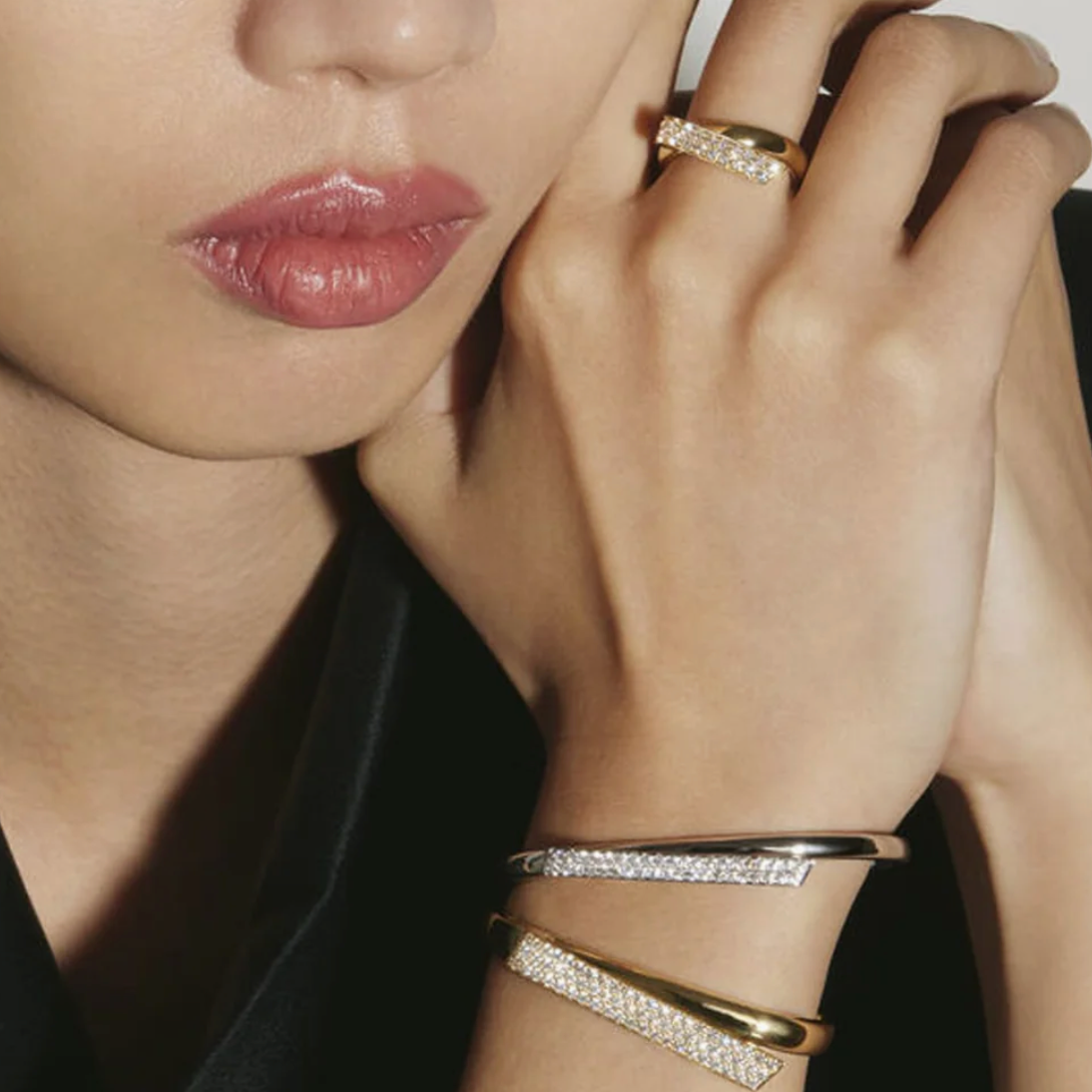 Inside/Out collection by Hearts on Fire diamond bangle