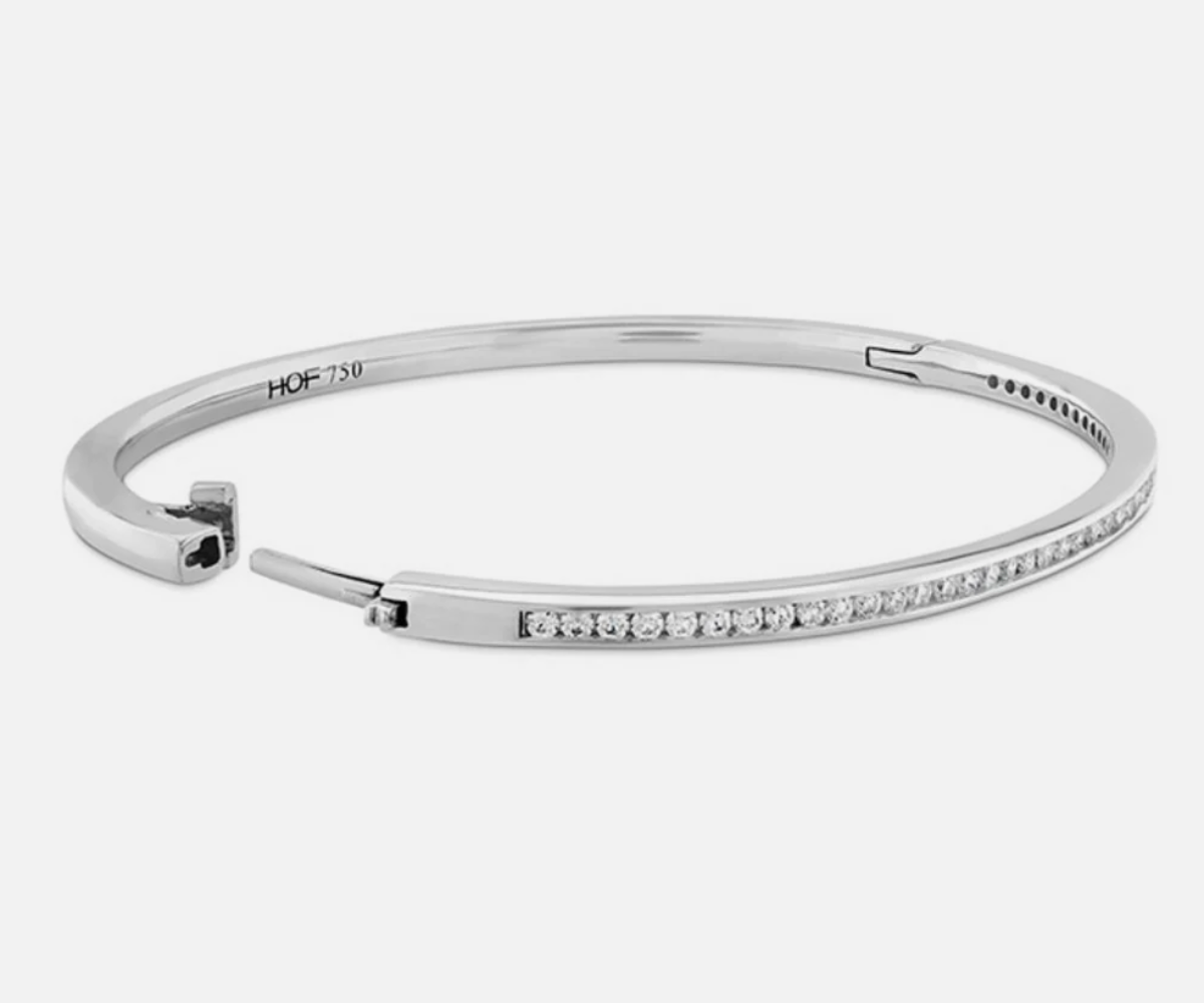 Diamond set Bangle by Hearts on Fire