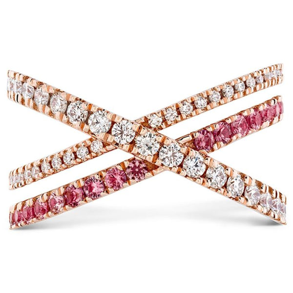 Hearts on Fire Harley Power Band with Diamonds and Sapphires
