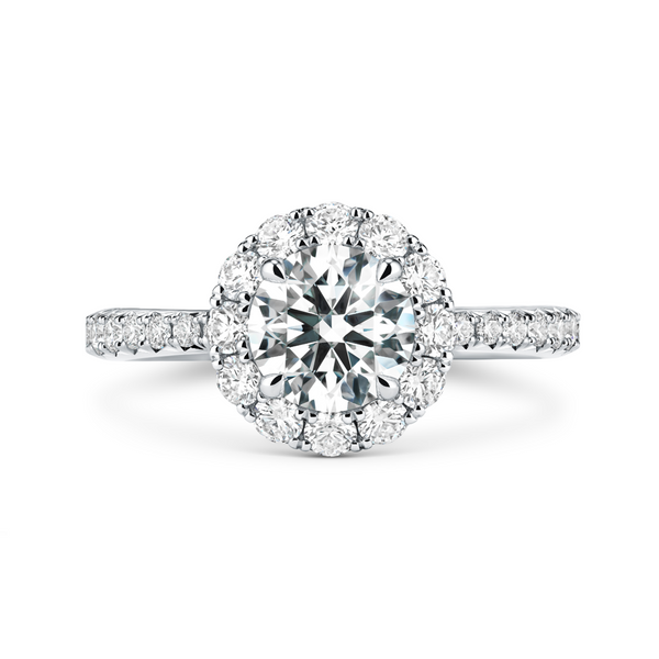 Hearts on fire engagement ring