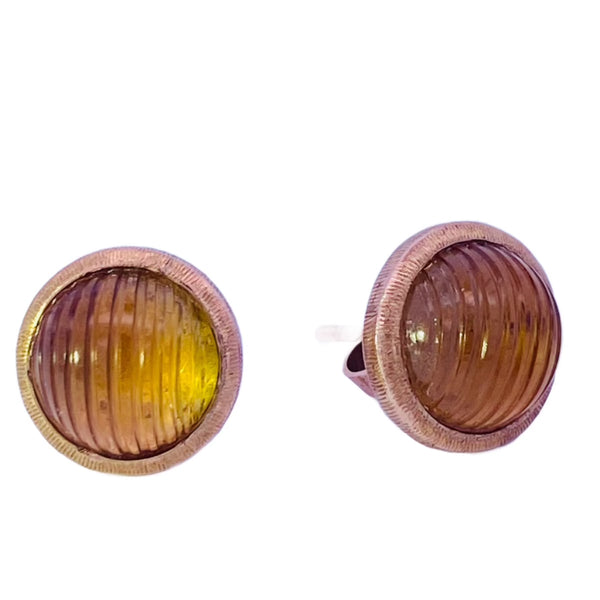 9ct yellow gold Citrine Earrings