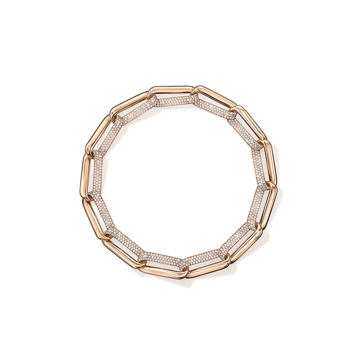 18ct yellow gold diamond bracelet by Hearts on Fire Inside/Out collection.