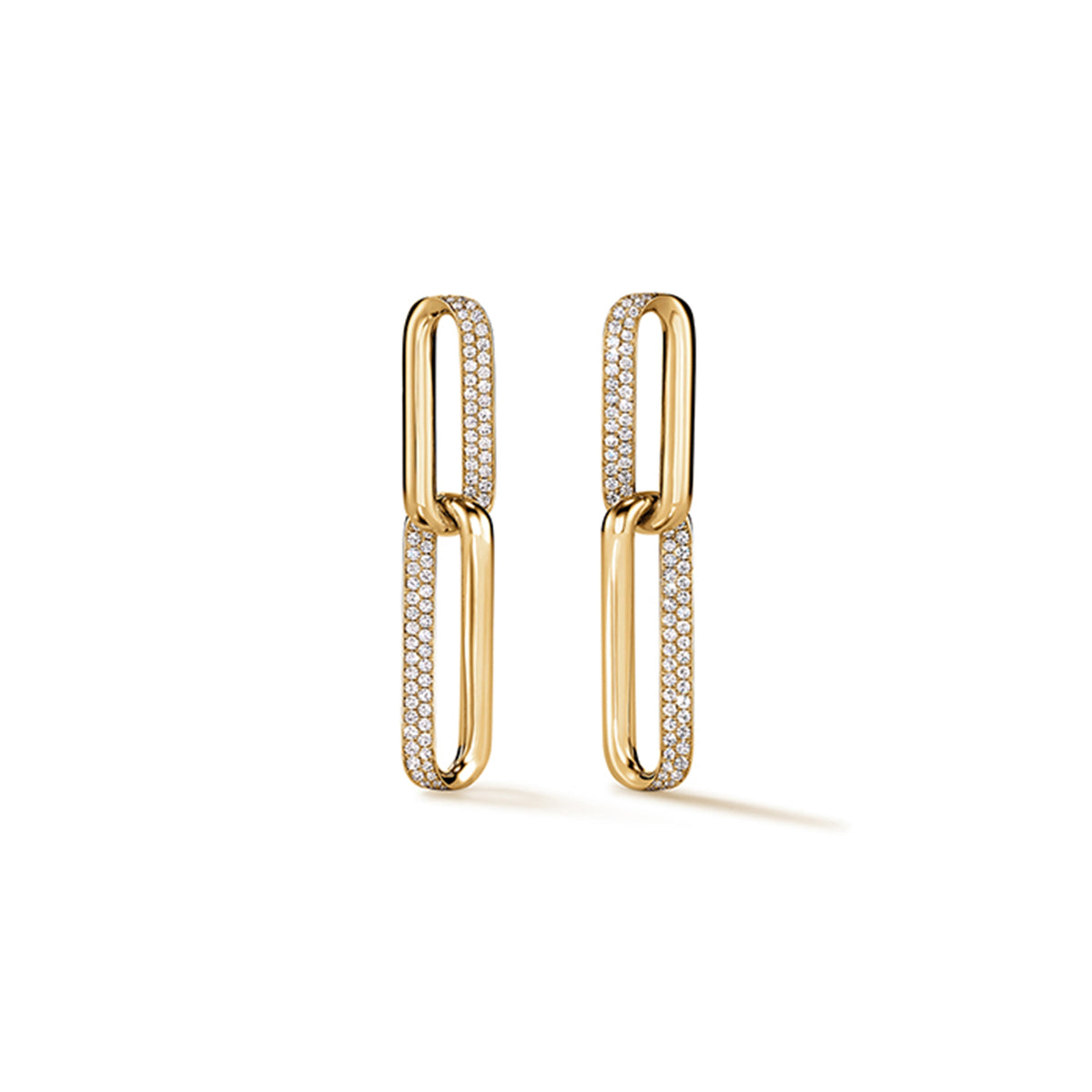 Hearts on FIre inside out collection link earrings