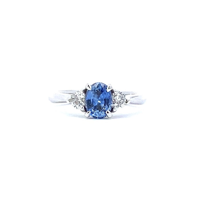 Iris Sapphire Goddess Engagement Ring