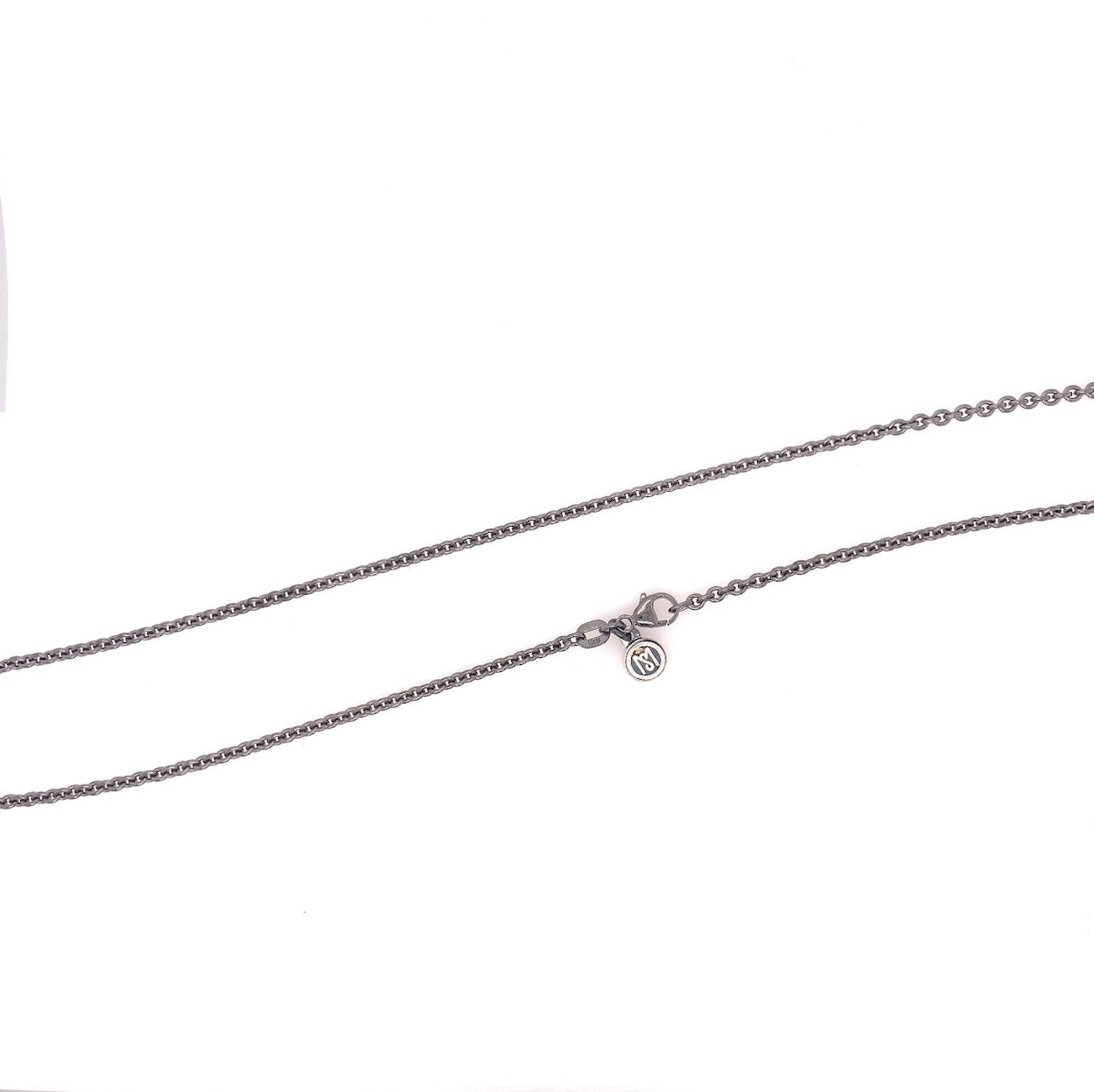 Spiritman 'Kirk' Black Silver Chain
